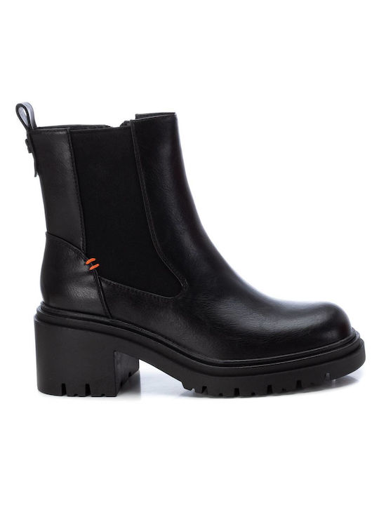 Refresh Damen Knöchelstiefel Schwarz