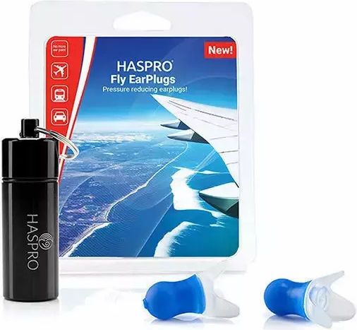 Haspro Silicone Earplugs Blue 2pcs EPUH1904