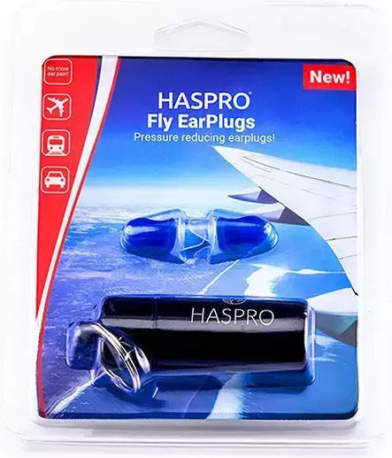 Haspro Ωτοασπίδες Σιλικόνης σε Μπλε Χρώμα EPUH1904 2τμχ