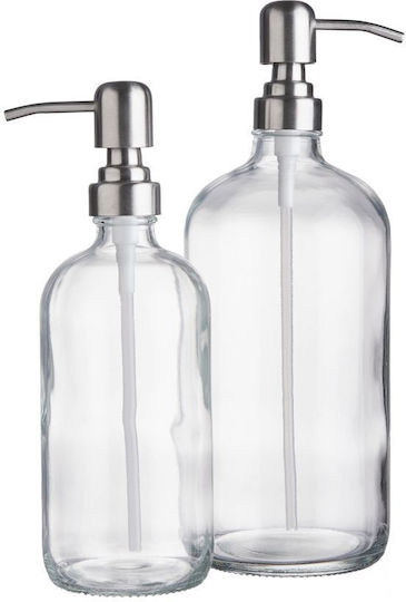 Soap Opera Dispenser Γυάλινο Διάφανο 500ml Soap Opera Dispenser Γυάλινο Διάφανο 500ml