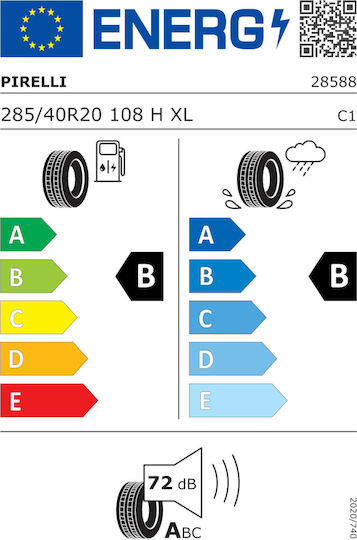 Pirelli Cinturato P7 285/40R20 108H NF0 XL Anvelopă 4 Anotimpuri pentru Autovehicul de Pasageri