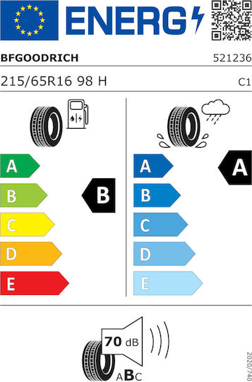 BFGoodrich Advantage 215/65R16 98H Sommerreifen für 4x4 / SUV Autoreifen