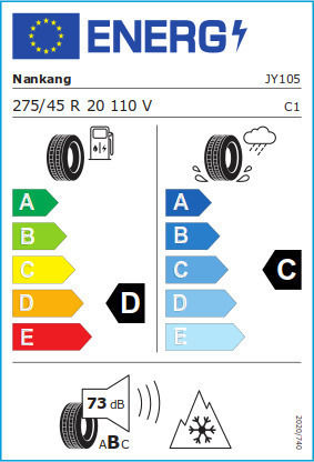 Nankang 275/45R20 110V XL Winter Tire Car