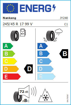 Nankang 245/45R17 99V XL Winter Tire Car