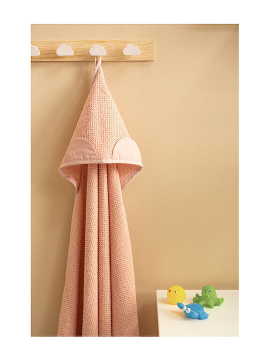 Sensillo Baby Bath Towel Hooded 100x100cm