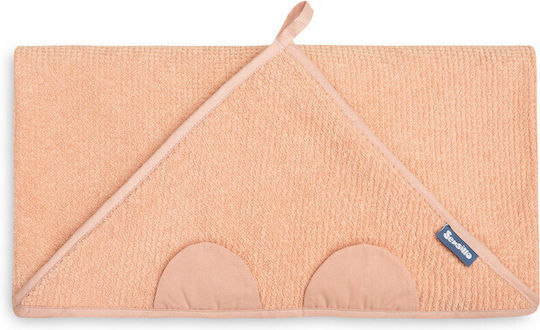 Sensillo Baby Hooded Towel Pink 100x100cm