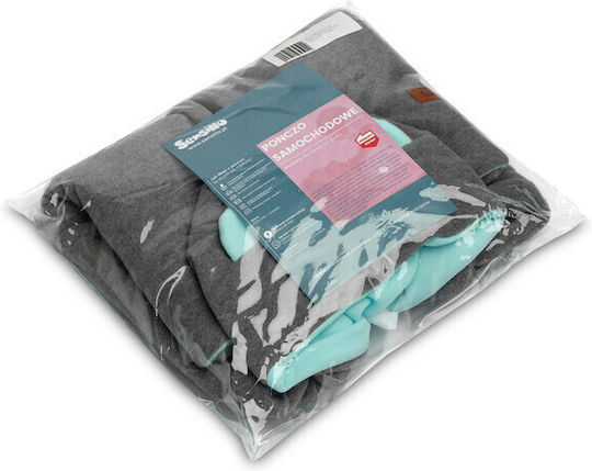 Sensillo Hooded Baby Poncho Gray