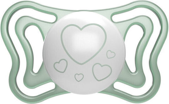 Chicco Physio Light Pacifiers Silicone Beige/Green for 2-6 months 2pcs
