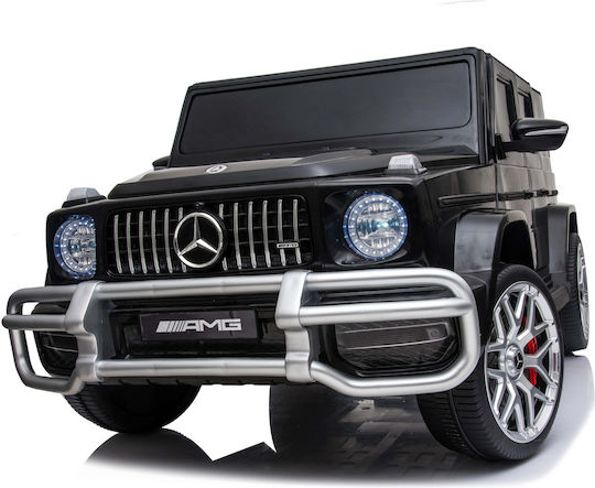 Mercedes Benz G63 AMG Две Места с Дистанционно Управление Лицензиран 24 Волта Черен