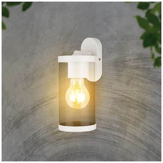 V-TAC Wall-Mounted Outdoor Lantern E27 IP44 9.3x11.6x23.4εκ.