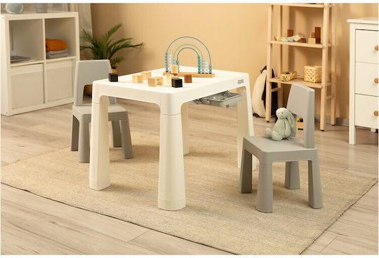 Kinder Tischset mit Stühlen Gray Toyz