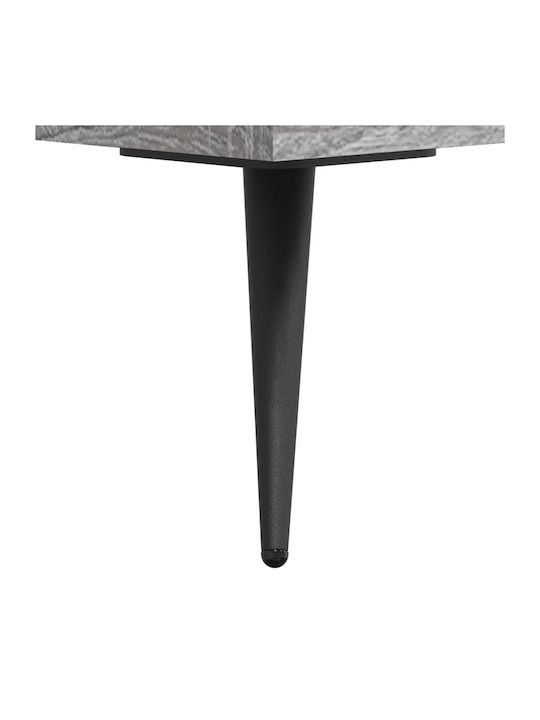Wohnzimmer Nische aus Spanplatte Grau 69.5x34x180cm