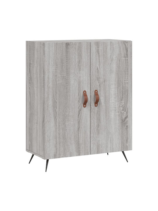 Wohnzimmer Nische aus Spanplatte Grau 69.5x34x180cm