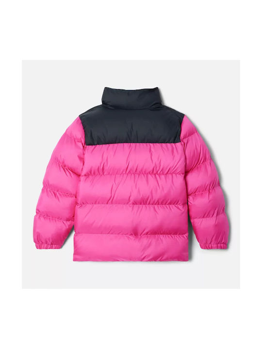 Columbia Kinderjacke Kurz mit Kapuze Rosa