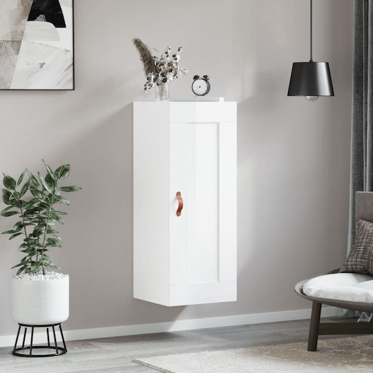 vidaXL Ντουλάπι Μπάνιου 34.5x34x90cm Λευκό