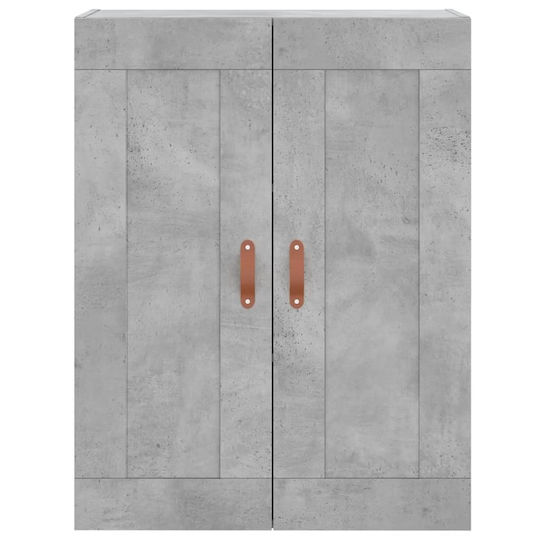 vidaXL Badezimmerschrank B69.5xT34xH90cm Gray