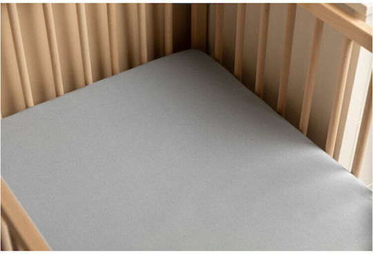 Sensillo Baby Bettlaken Grau 120x60cm