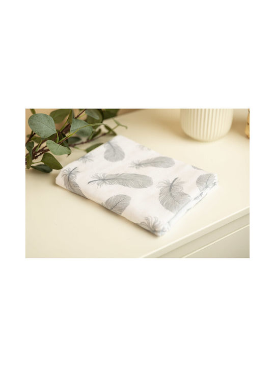 Sensillo Blanket Nursery Swaddling Blankets Cotton White 80x100cm