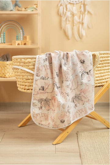 Sensillo Blanket Nursery Swaddling Blankets Cotton Gray 80x100cm