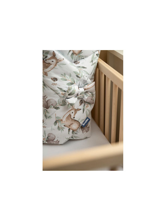 Sensillo Blanket Nursery Swaddling Blankets Cotton Green 75x75cm