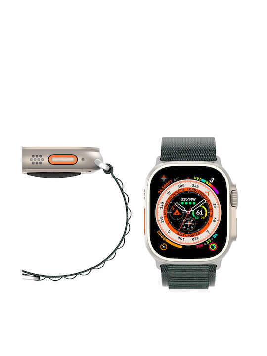Dux Ducis Armband Stoff Grün (Apple Watch 38/40/41/42mm)