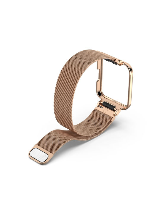 Curea Oțel inoxidabil Rose Gold (Redmi Watch 2 Lite)