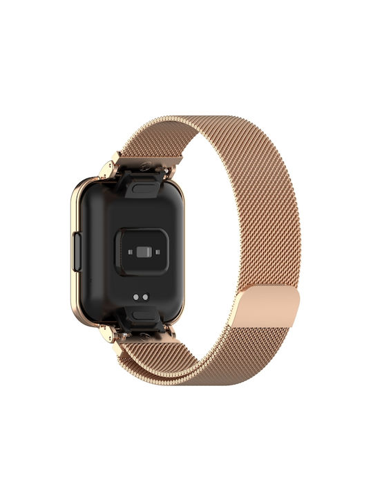 Curea Oțel inoxidabil Rose Gold (Redmi Watch 2 Lite)