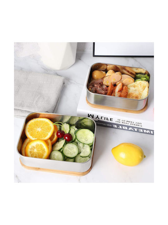 Boobam Lunchbox Inox Silber 1400ml 1Stück