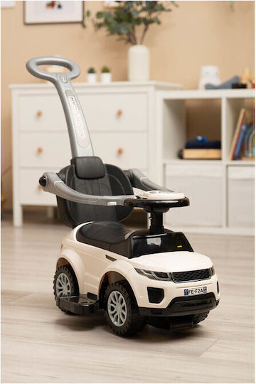 Toyz Sports Car Αυτοκινητάκι Ride On με Χειρολαβή για 12+ μηνών Λευκό