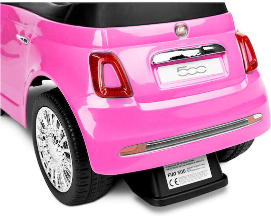Toyz Fiat 500 Αυτοκινητάκι Ride On για 12+ μηνών Ροζ