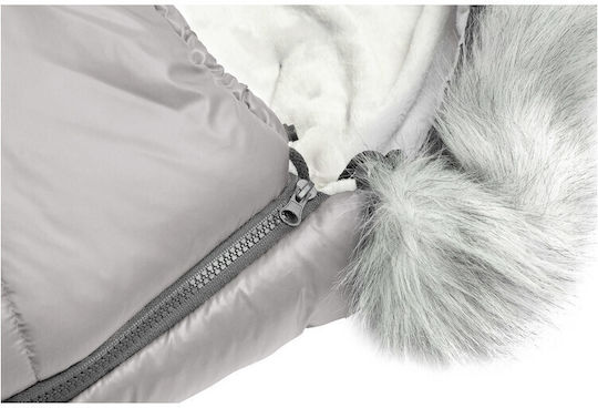 Sensillo Sac de picioare pentru cărucior Impermeabil Bej cu căptușeală Fleece 100x45εκ.