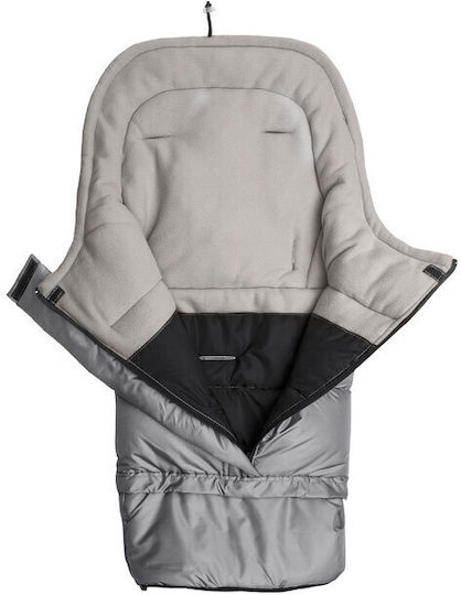 Sensillo Combi Universal Ποδόσακος Καροτσιού Αδιάβροχος Γκρι με Fleece Επένδυση