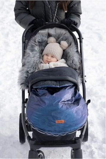 Sensillo Aspen Universal Waterproof Stroller Footmuff with Fleece Lining 95x45cm Green