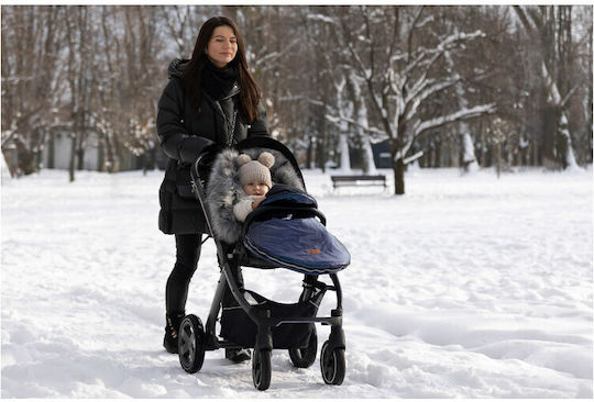Sensillo Aspen Universal Waterproof Stroller Footmuff with Fleece Lining 95x45cm Green