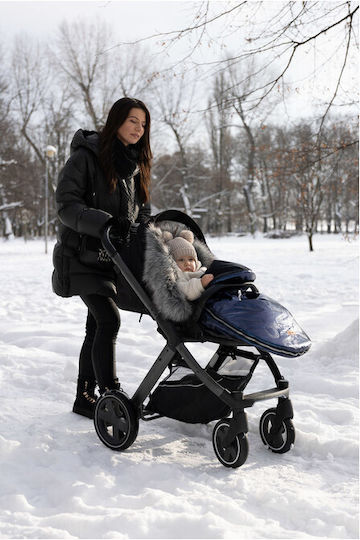Sensillo Aspen Universal Waterproof Stroller Footmuff with Fleece Lining 95x45cm Green