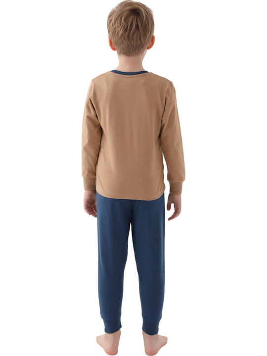 Roly Poly Kids' Pajamas Winter Navy Blue Bear