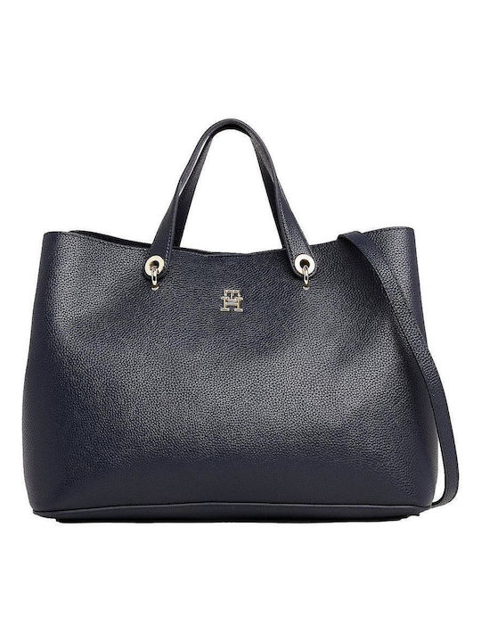 Emblem Γυναικεία Τσάντα Tote Χειρός Μπλε