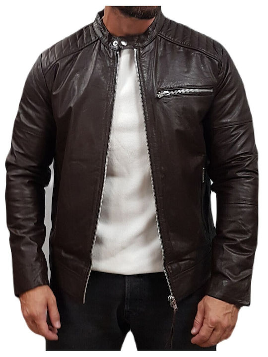 Jack & Jones Gecă Piele Maro