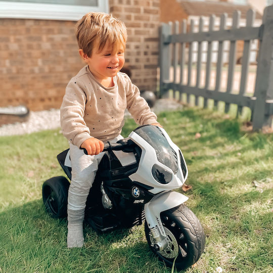 Kids Motorbike Licensed Electric 6 Volt White