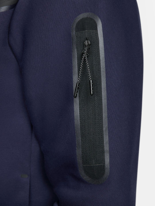Paris Saint-Germain  Tech Fleece Sweatshirt mit Kapuze Blau