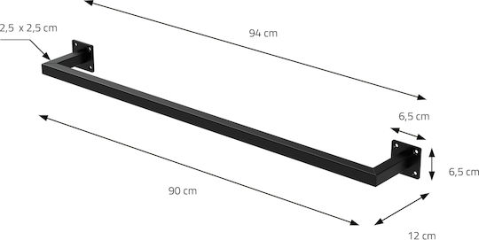 ML-Design Industrial Μεταλλική 12x90cm