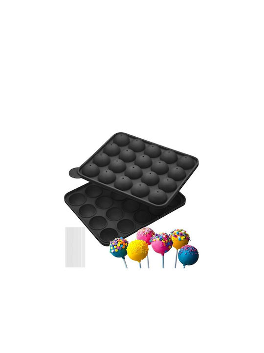 Ruhhy Silicone Lollipop 20 Cups Baking Pan 22.5x18.5x4cm