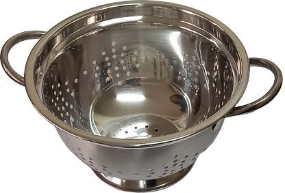 Karvounis Stainless Steel Colander Pasta 22.5x22.5cm 1pcs