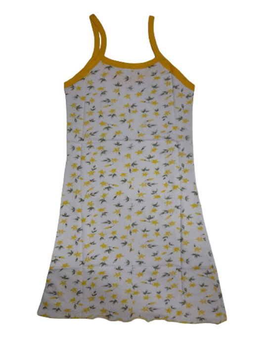 Tres Chic Summer Women's Nightdress Yellow