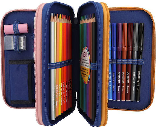 Depesche Pencil Case Barrel Multicolored