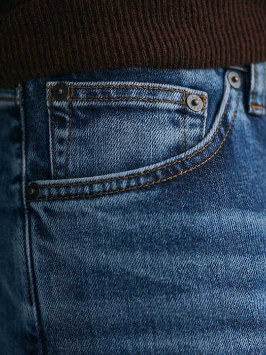 Ανδρικό Παντελόνι Τζιν με Slim Εφαρμογή Γαλάζιο