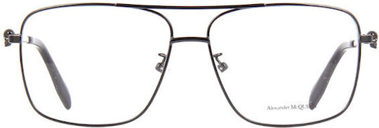Metal Prescription Eyeglass Frames Black AM0277O-001