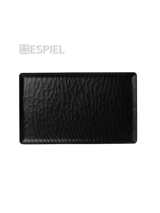 Tria Сервизна Плато Пластмаса Черен 17x12.55бр 1бр