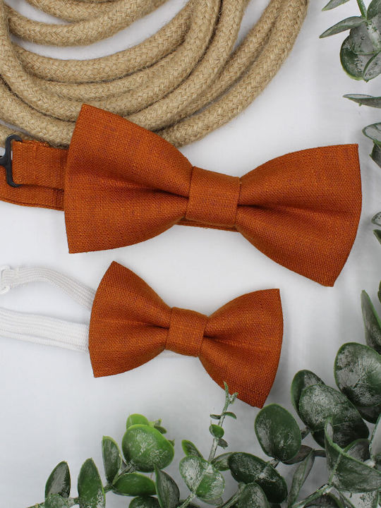 JFashion Pentru bebeluși Papion din material textil Maro