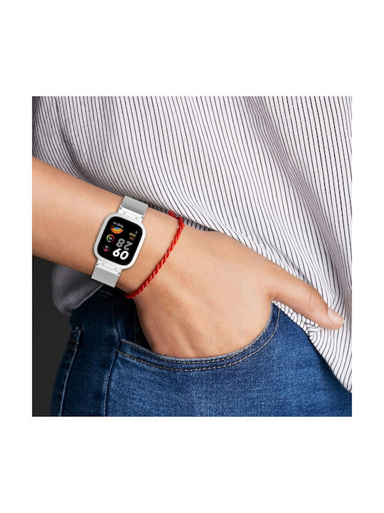 2 in 1 Milan Λουράκι Ανοξείδωτο Ατσάλι Χρυσό (Redmi Watch 3)